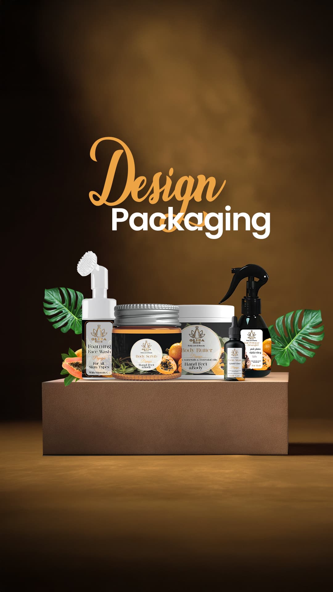 Oliga Rose packaging design showcase by LA STRADA