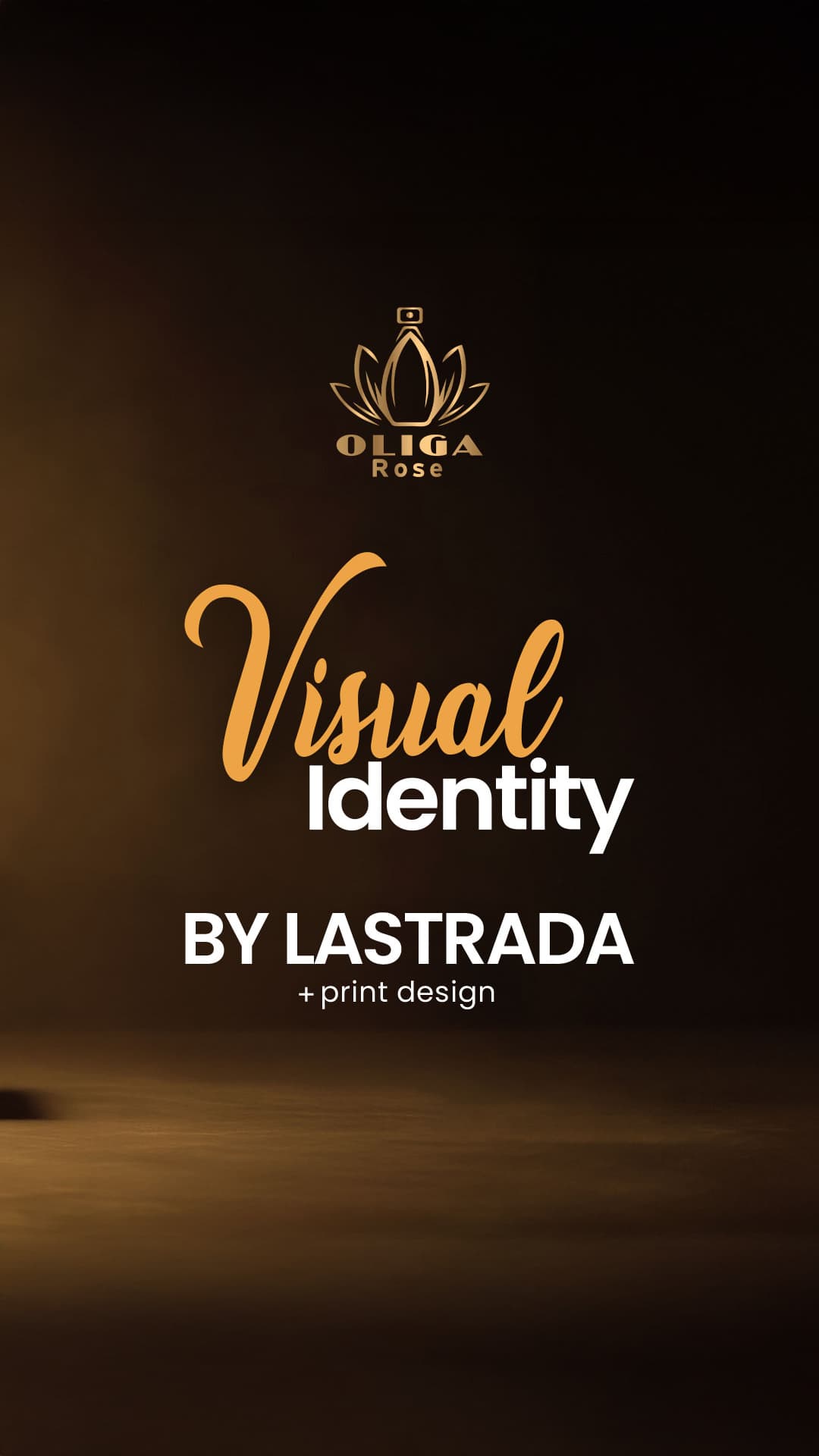Oliga Rose visual identity artwork by LA STRADA